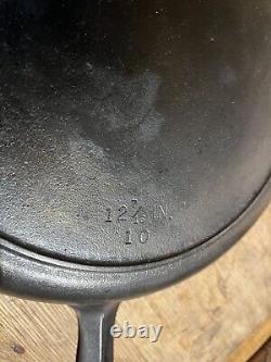 #10 BSR 12 7/16 Cast Iron XL Skillet/fryer pan. Great condition