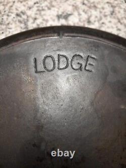 1930 1940 Beautiful Antique Lodge #8 Skillet Arc Logo 1 Notch Heat Ring 8 L