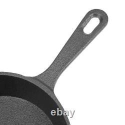5XCast Iron Non-Stick Skillet Frying Pan for Gas Induction Cooker Egg Panhoo