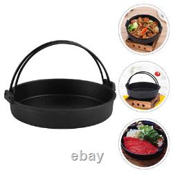 Cast Iron Skillet Thickened Pan Japanese Pot Camping Cooking Stove