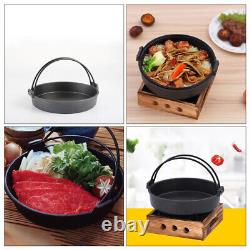Ebelskiver Pan Outdoor Cooking Stove Cast Iron Skillet Hot Pot