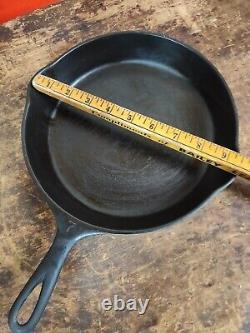 Fully Restored VICTOR GRISWOLD #7 Cast Iron Skillet Pan Full Marked 10 Flat