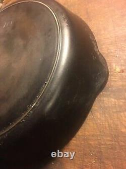 GRISWOLD IRON MOUNTAIN-CAST IRON 1083 SKILLET #10 withHeat Ring. Great condition