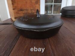 Griswold #8 Cast Iron Low Dome Skillet Cover Fully Marked Restored
