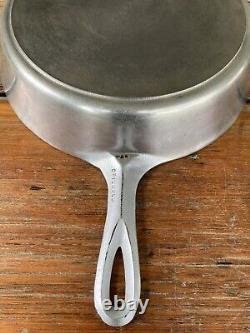 Griswold Cast Iron #8 Milled Bottom Skillet in Chrome Finish