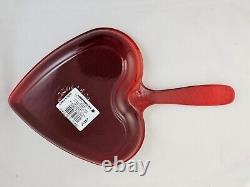 Le Creuset Cast Iron 16cm Heart Skillet in Cerise BRAND NEW IN BOX