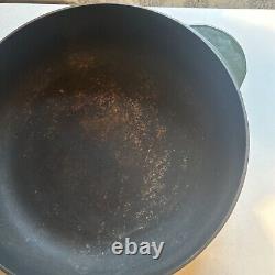 Le Creuset Large 30cm Deep Cast Iron Frying Pan / Skillet Pan Green NonStick