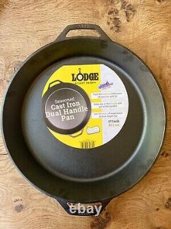 Lodge L17SK3 cast iron skillet/frying pan, 17/43.5cm diameter, new and unused