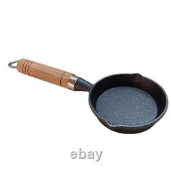 Oil Pan Cast Iron Small Easy Carrying Omelette Frying Skillet