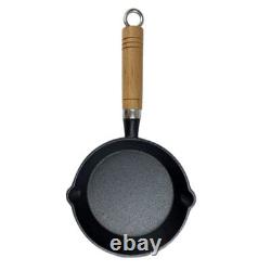 Oil Pan Cast Iron Small Easy Carrying Omelette Frying Skillet