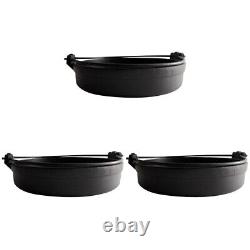 Pan with Lid Double Ear Pot Cast Iron Skillet Cooking Utensils