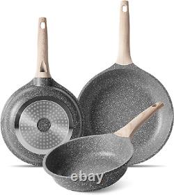 Pre Seasoned Cast Iron Skillet Frying Pan Oven Safe Grill Cookware Griddle Pan