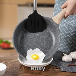 Pre Seasoned Cast Iron Skillet Frying Pan Oven Safe Grill Cookware Griddle Pan