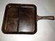 Vtg Wagner Ware Cast Iron Sidney Bacon And Egg Breakfast Skillet 1101 Square