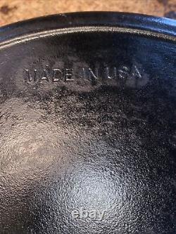 Vintage Unmarked #14 Cast Iron Skillet 15 Made In USA