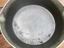 Wagner Ware Cast Iron 1401 Deep Skillet in Nickel Finish