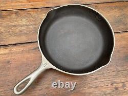 Wagner Ware Cast Iron #8 Hammered Skillet with Nickel Finish