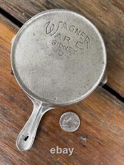 Wagner Ware Cast Iron Chrome Toy Skillet